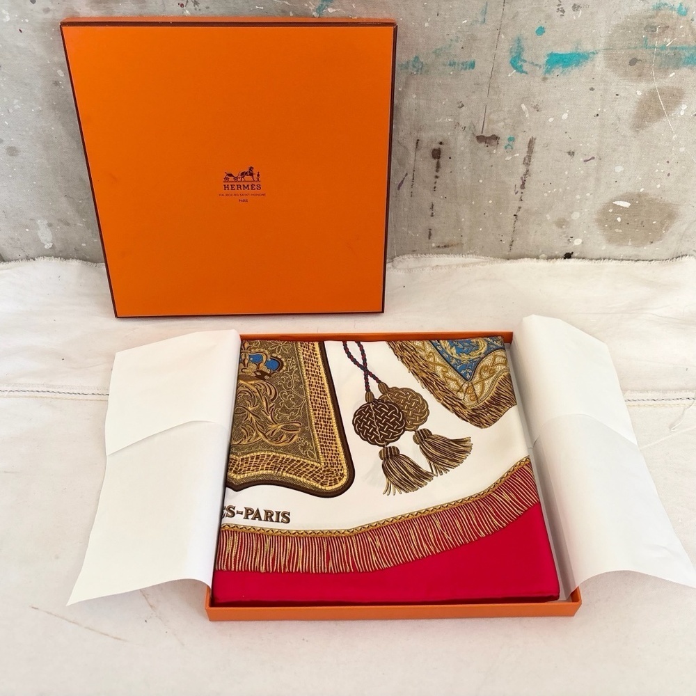 Hermes Poste Et Cavalerie Silk Scarf